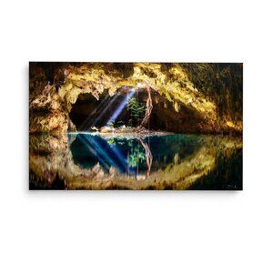Tulum Cenote Face-Mounted Acrylic Print - Fine Art Wall Photography